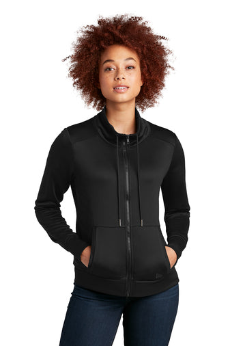 New Era® Ladies Performance Terry Full-Zip Cowl