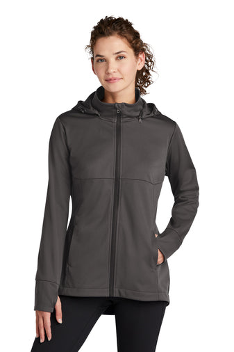 Sport-Tek® Ladies Hooded Soft Shell Jacket