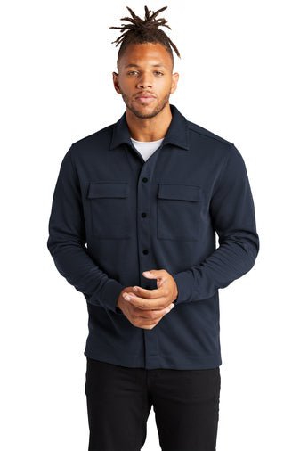 Mercer+Mettle® Double-Knit Snap Front Jacket