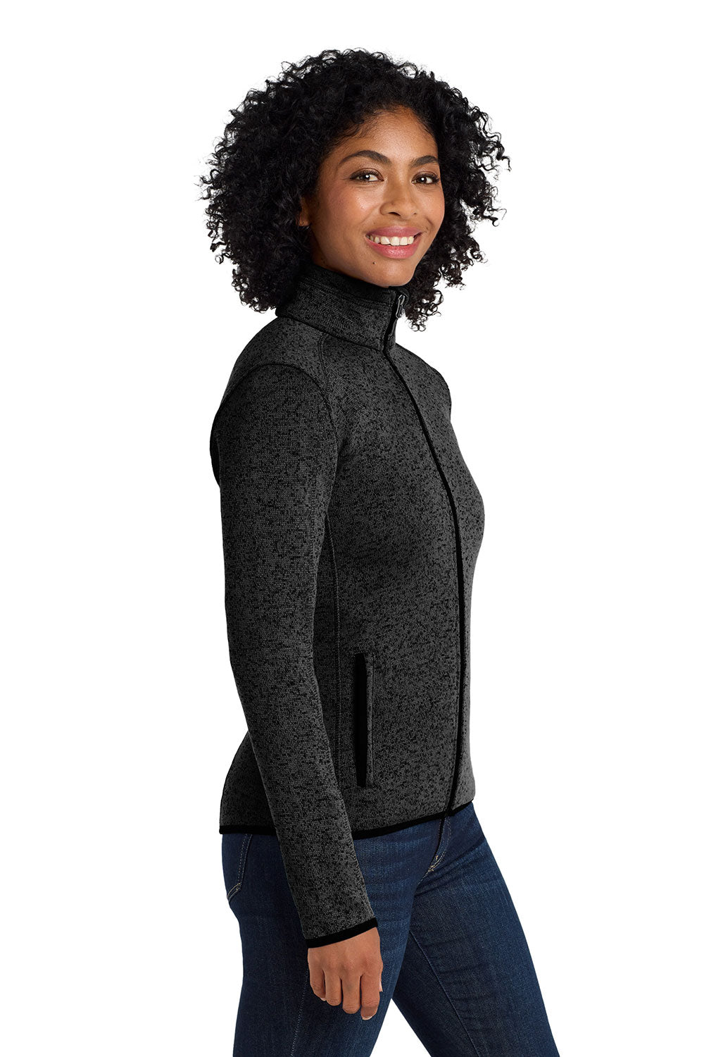 Port Authority® Women's Sweater Fleece Jacket