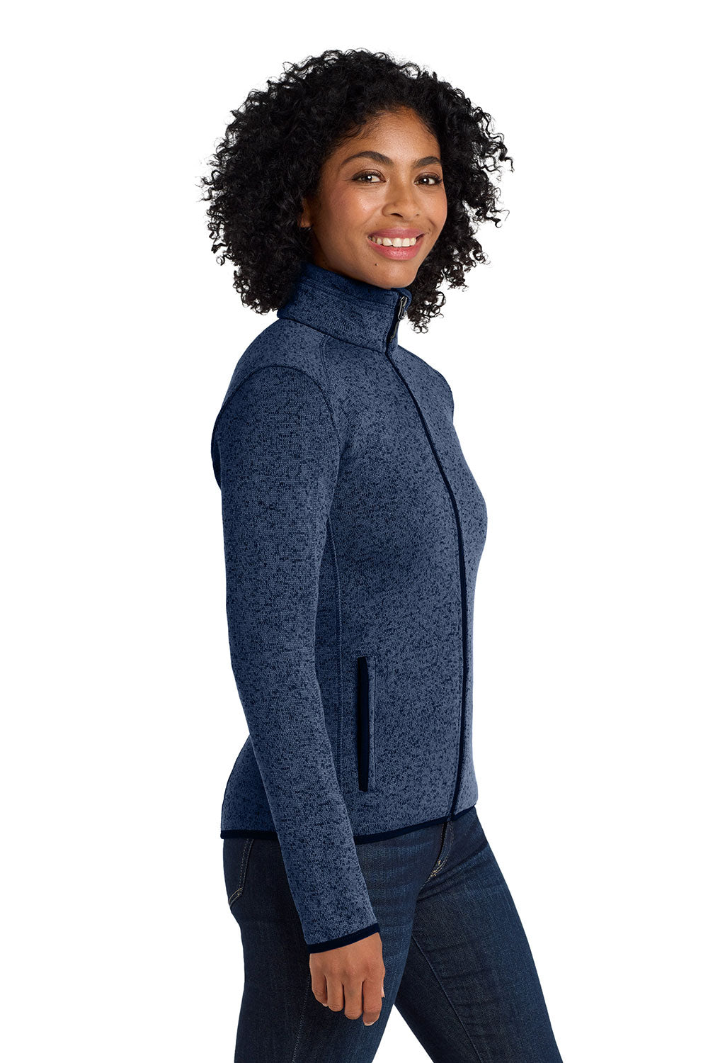 Port Authority® Women's Sweater Fleece Jacket
