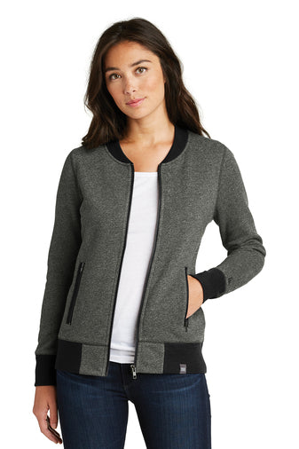 Ladies New Era French Terry Baseball Full Zip Jacket