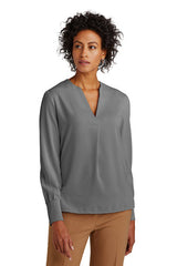 Brooks Brothers® Women’s Open-Neck Satin Blouse