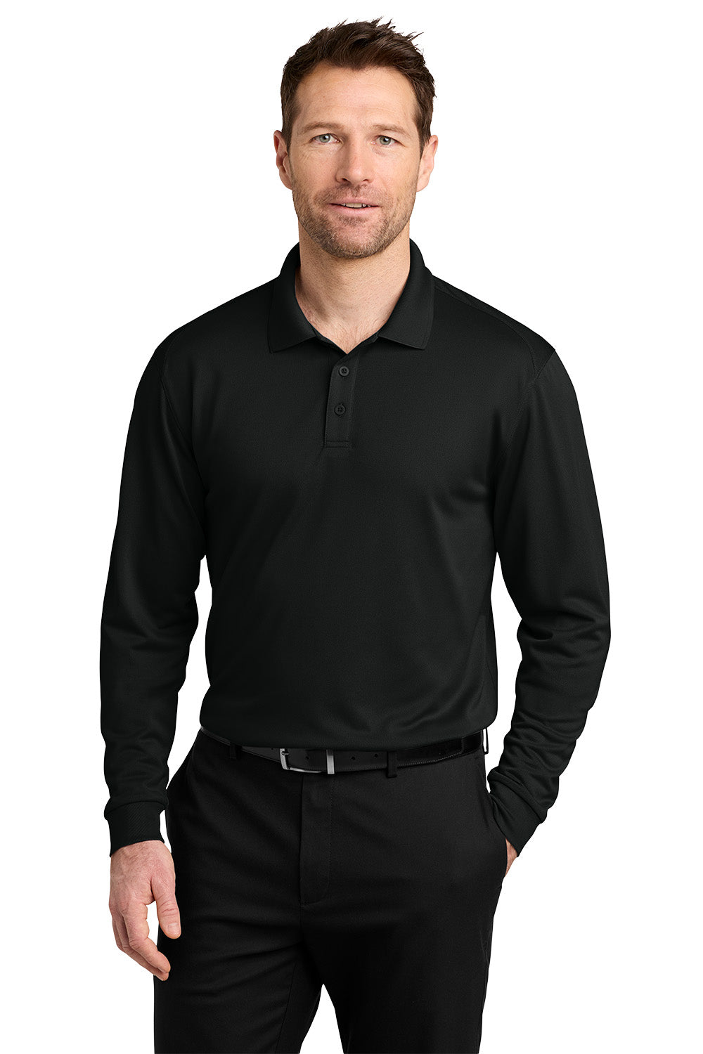 Port Authority® Wearever Performance Pique Long Sleeve Polo