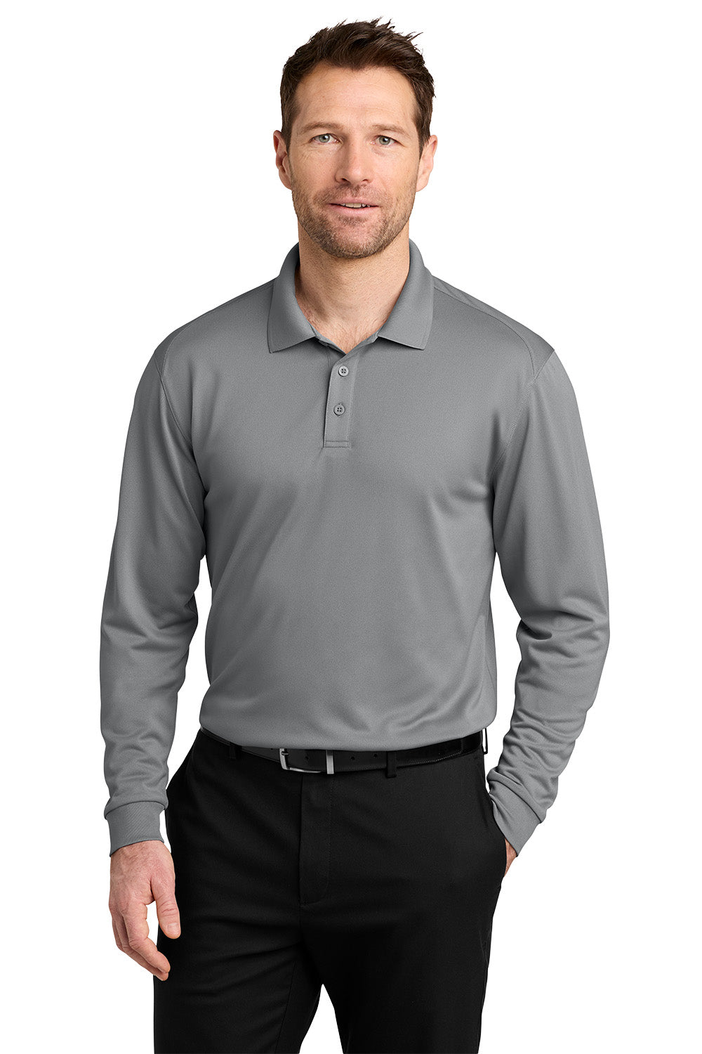 Port Authority® Wearever Performance Pique Long Sleeve Polo
