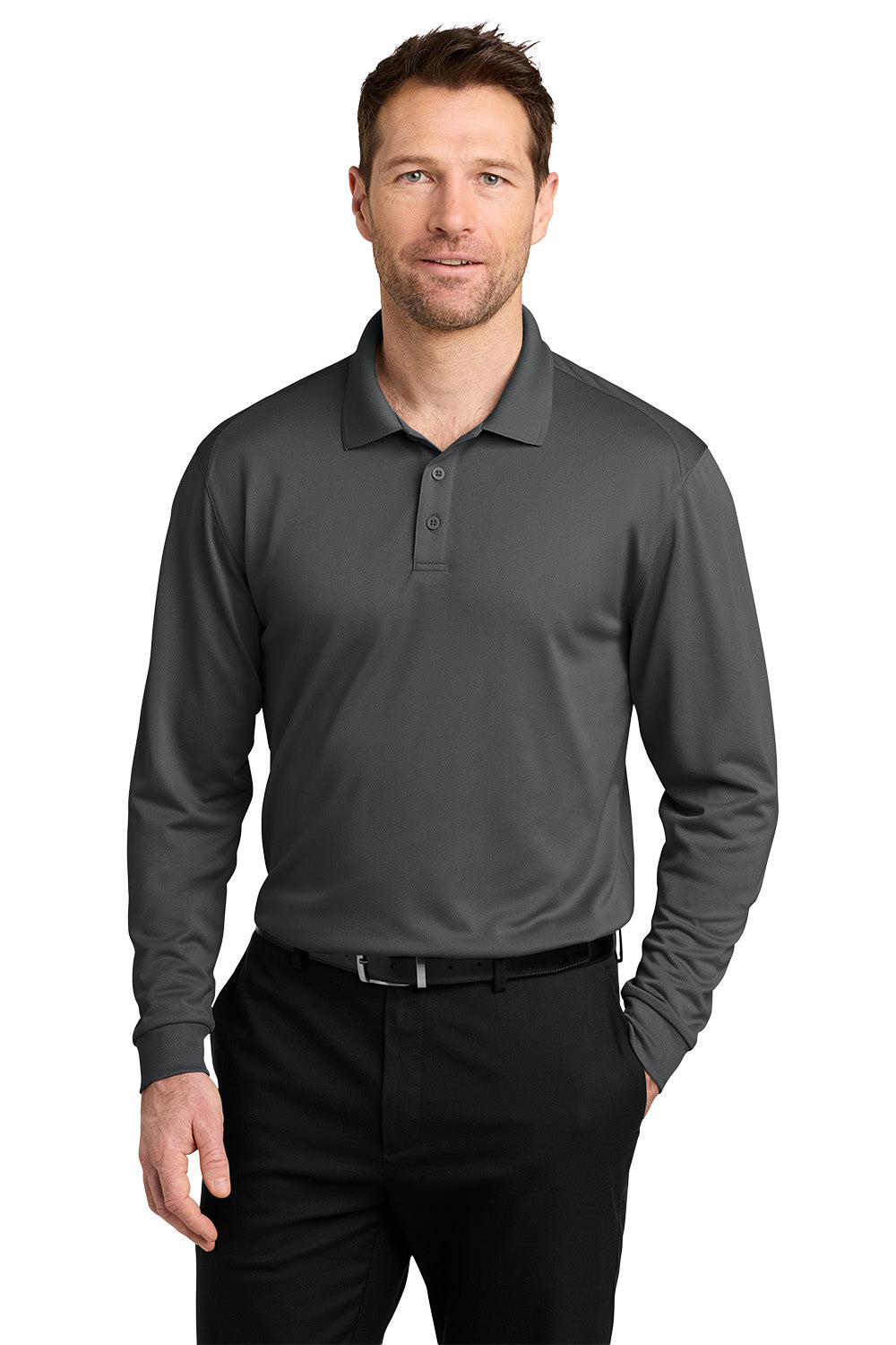 Port Authority® Wearever Performance Pique Long Sleeve Polo