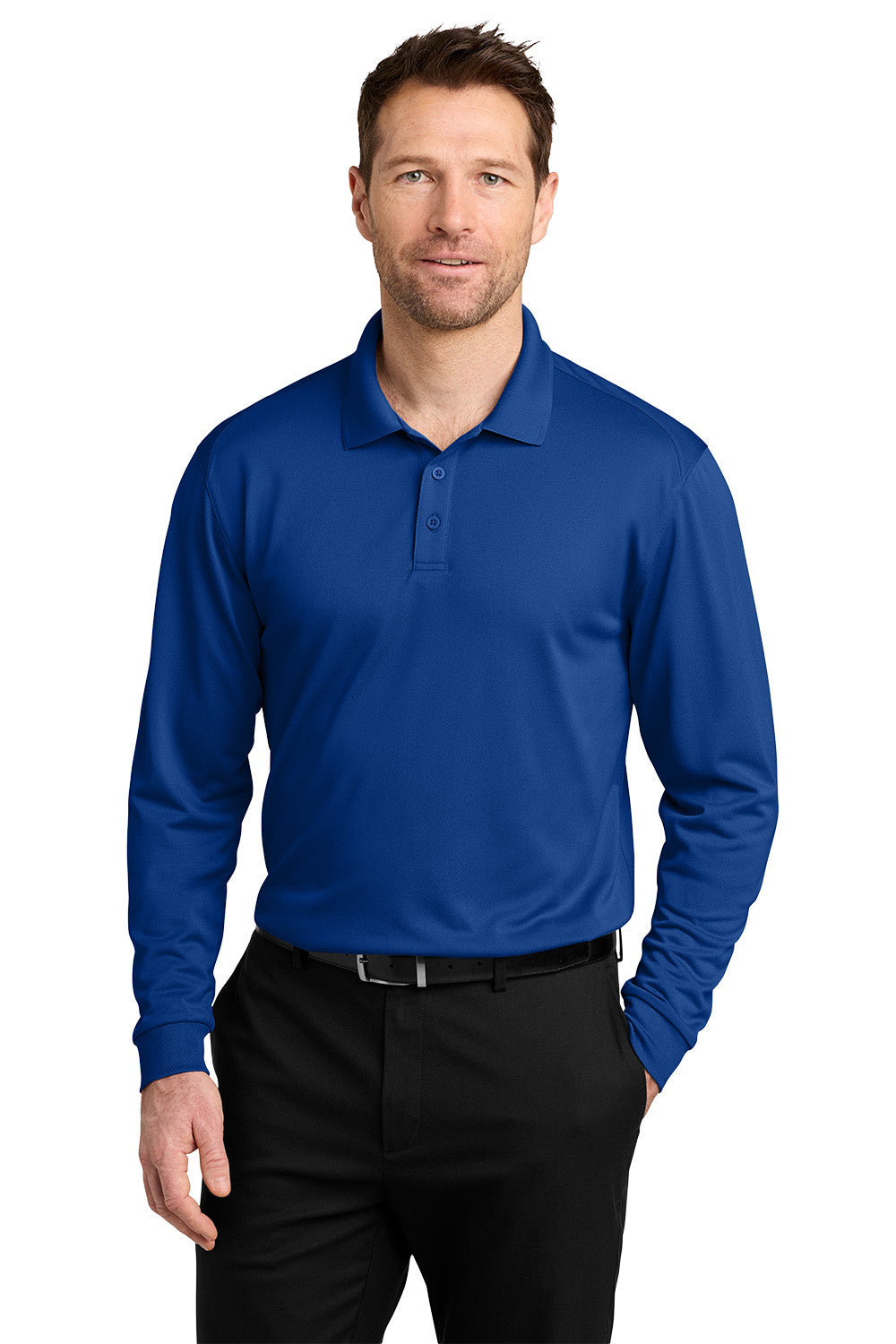 Port Authority® Wearever Performance Pique Long Sleeve Polo
