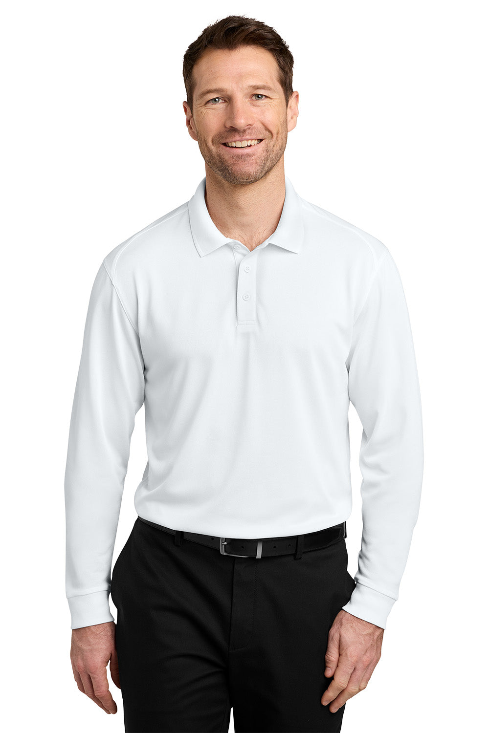 Port Authority® Wearever Performance Pique Long Sleeve Polo