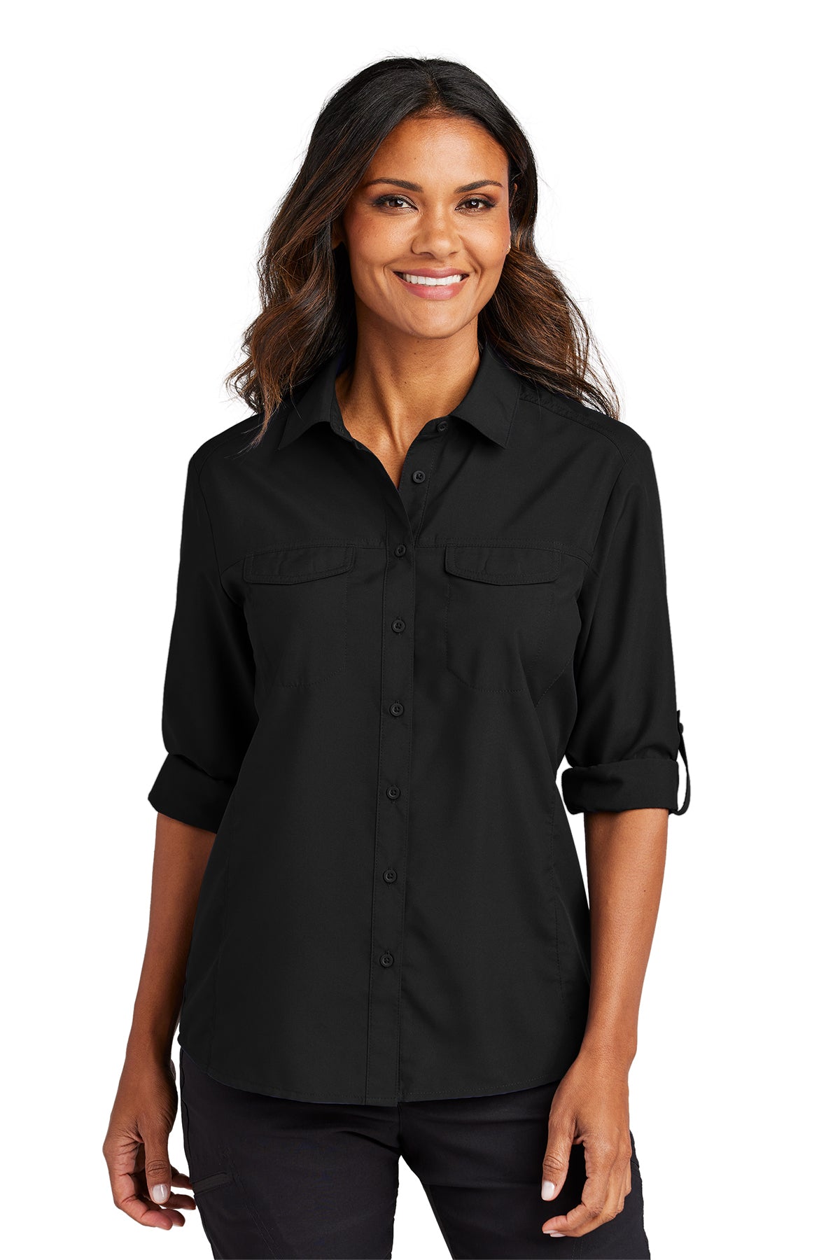 Port Authority® Ladies Long Sleeve UV Daybreak Shirt