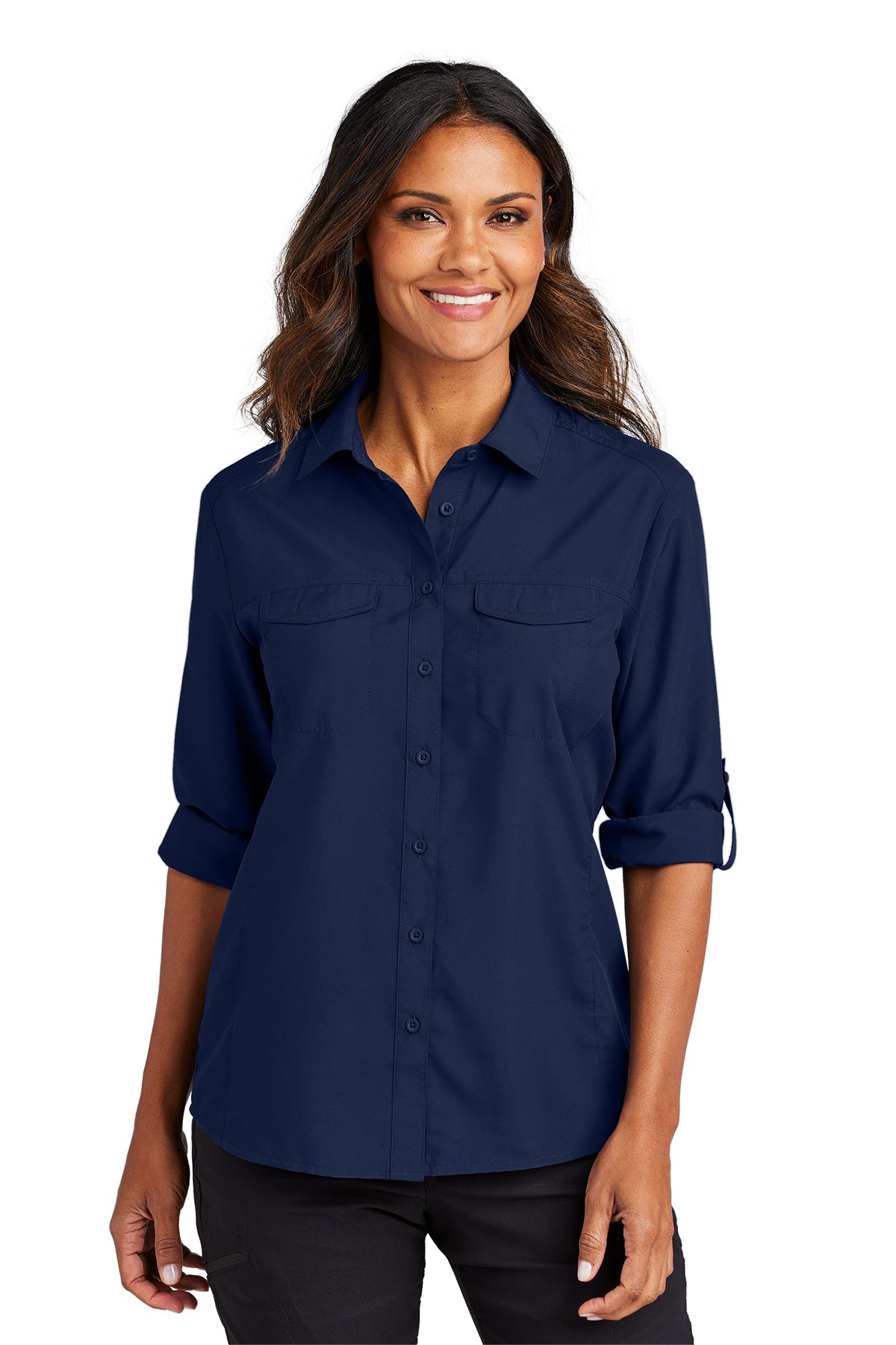 Port Authority® Ladies Long Sleeve UV Daybreak Shirt