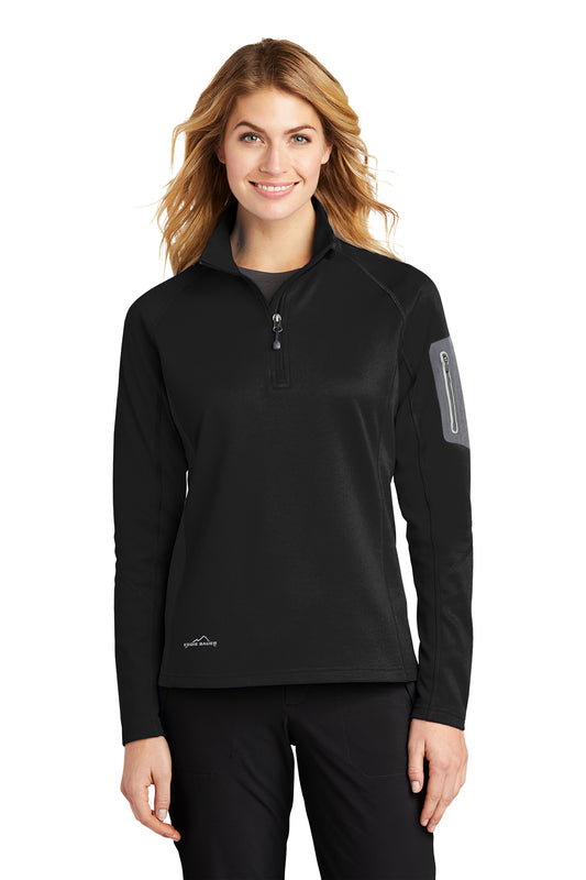 Eddie Bauer Ladies ½ Zip Smooth Fleece Jacket